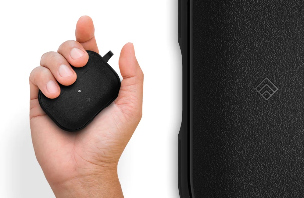 Spigen Caseology Vault Matte Black AirPods Pro (2nd Gen) fülhallgató tok
