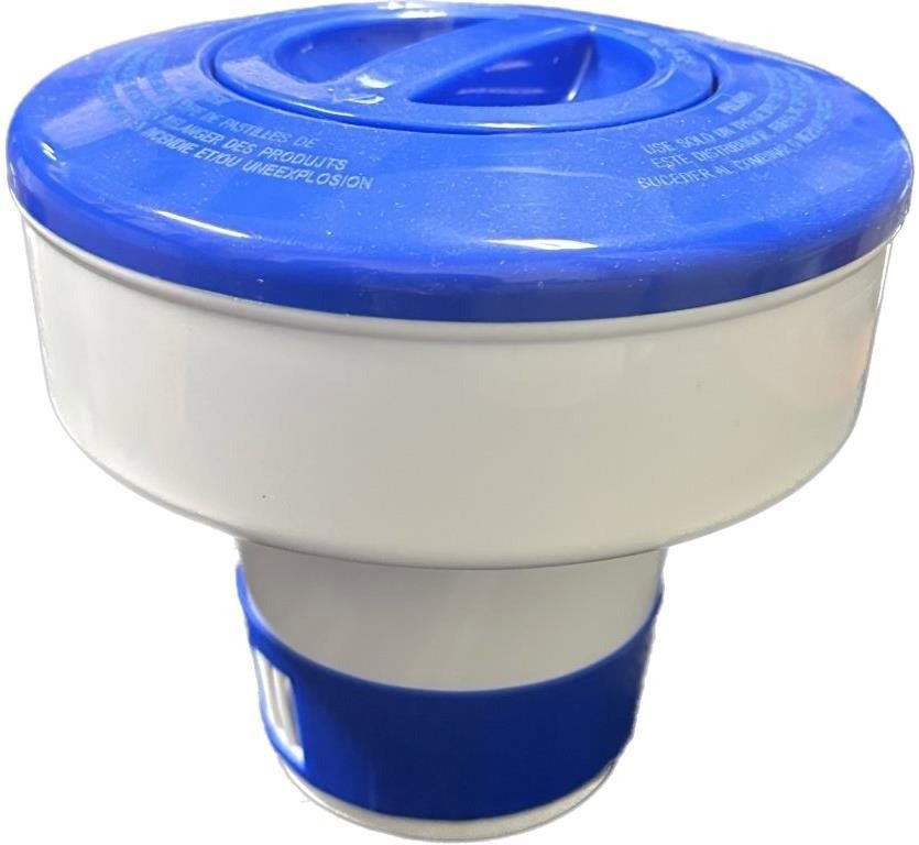 CF GROUP nagyméretű 19 cm klóradagoló úszó (200 g tablettákhoz) medence kiegészítő