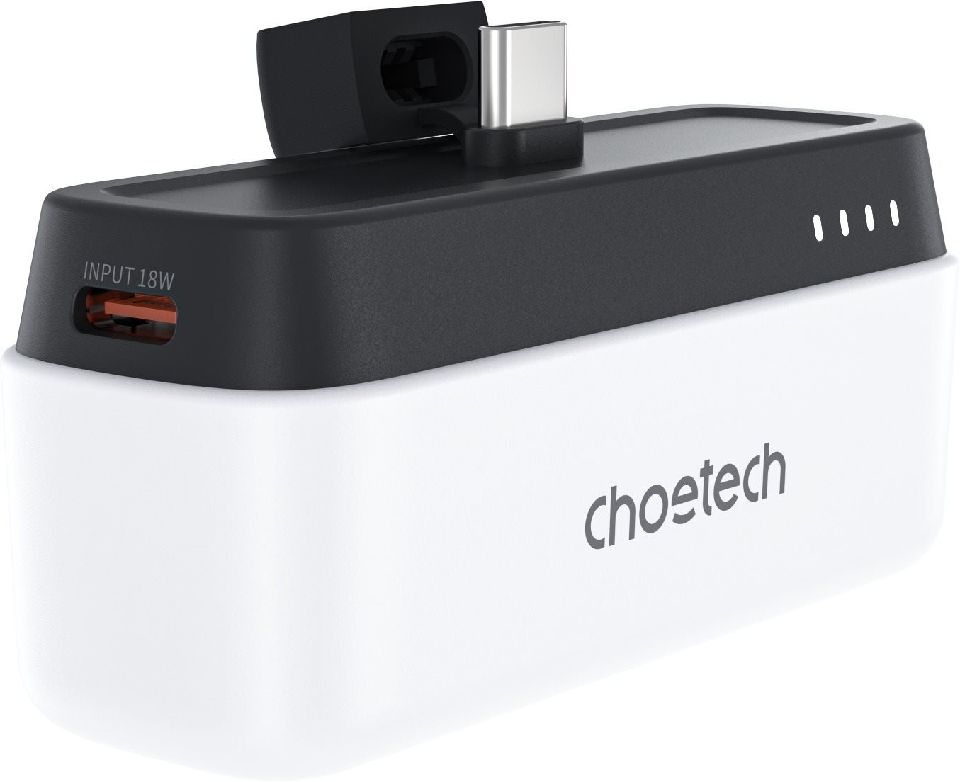 ChoeTech PD20W 5000mAh Power Bank with Type C Plug white powerbank