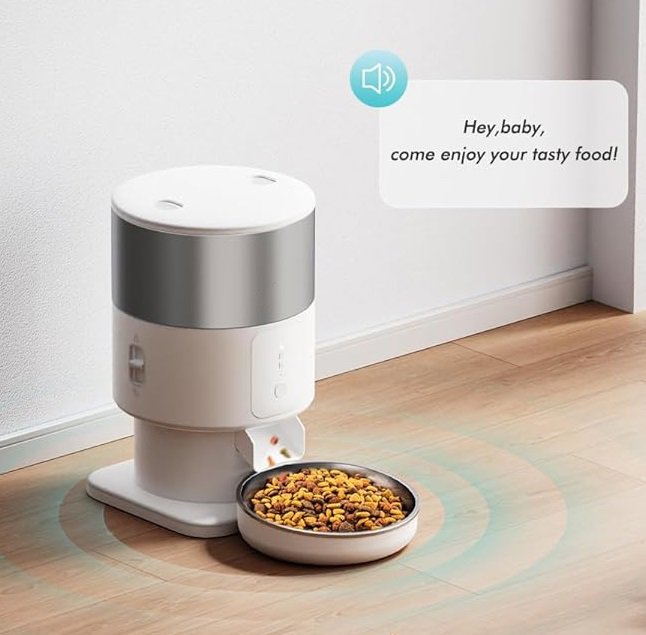 Tikpaws PF07 etetőautomata WiFi-vel, 3000 ml-es tartály