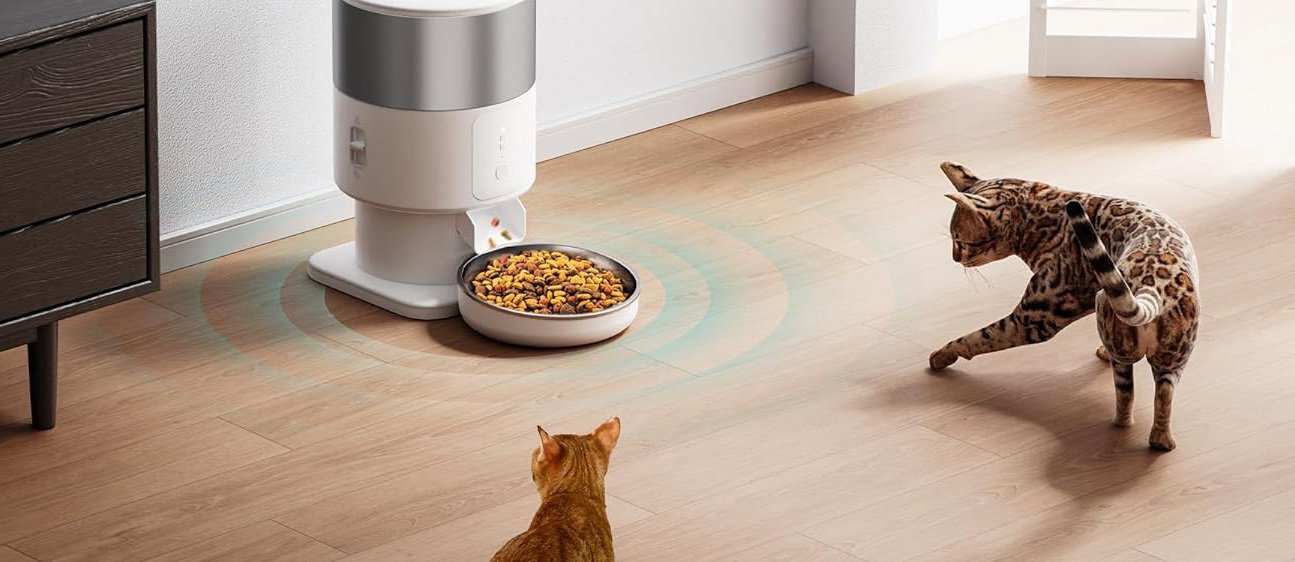 Tikpaws PF07 etetőautomata WiFi-vel, 3000 ml-es tartály