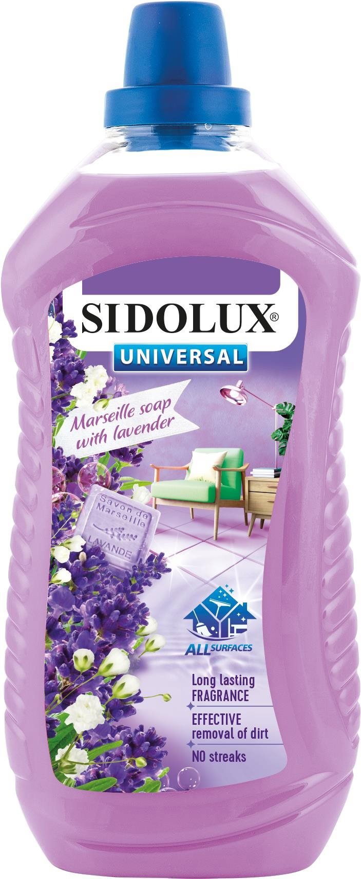 SIDOLUX Universal Soda Power Marseill szappan levendulával 1 l
