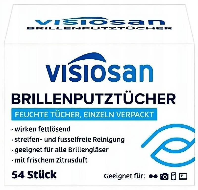 VISIOSAN szemüvegtörlő kendők 54 darab