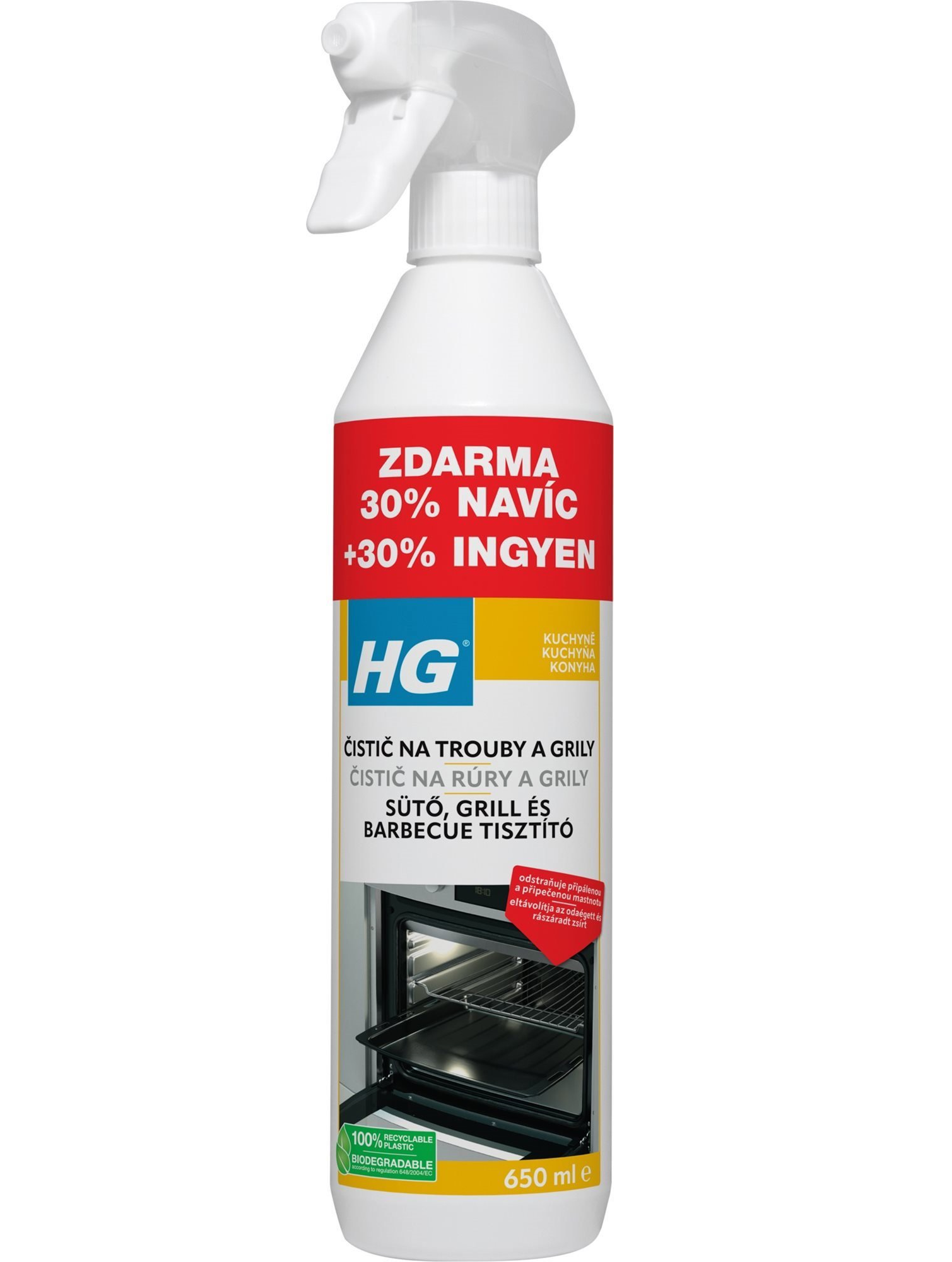HG sütő- és grilltisztító 650 ml