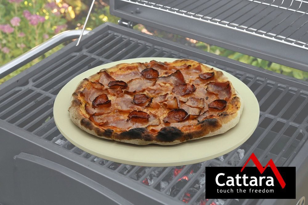 CATTARA Grillezőtányér kerek PIZZA 38 cm