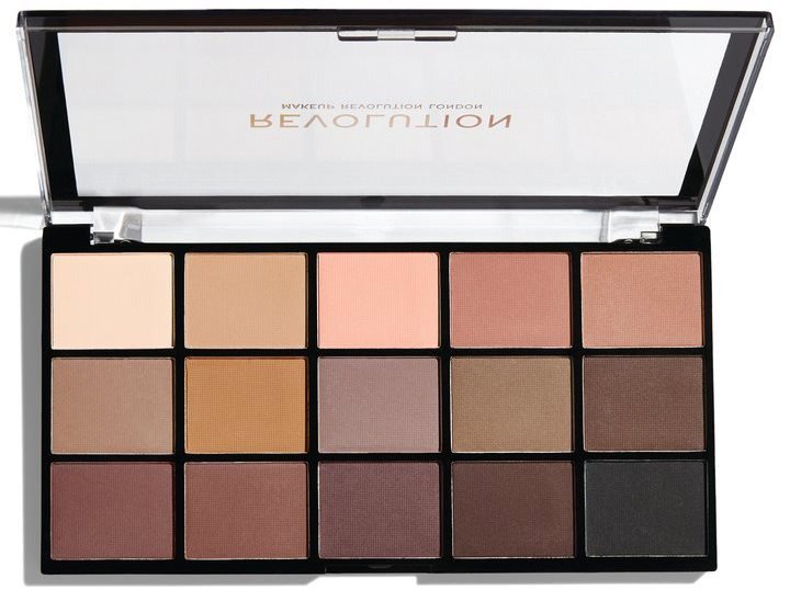 REVOLUTION Re-Loaded Basic Mattes szemhéjpúder paletta 16,50 g
