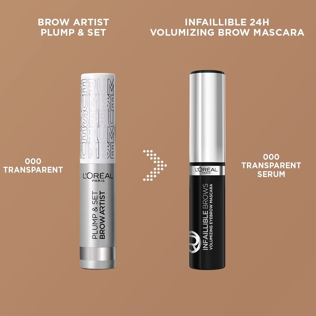 L'ORÉAL PARIS Infaillible Brows 000 Transparent Serum szemöldökzselé 4,9 ml