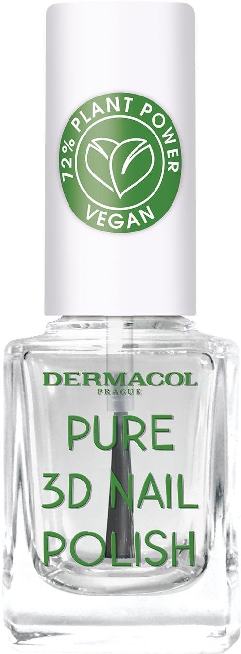 DERMACOL Pure 3D Crystal Clear 01-es árnyalatú körömlakk 11 ml