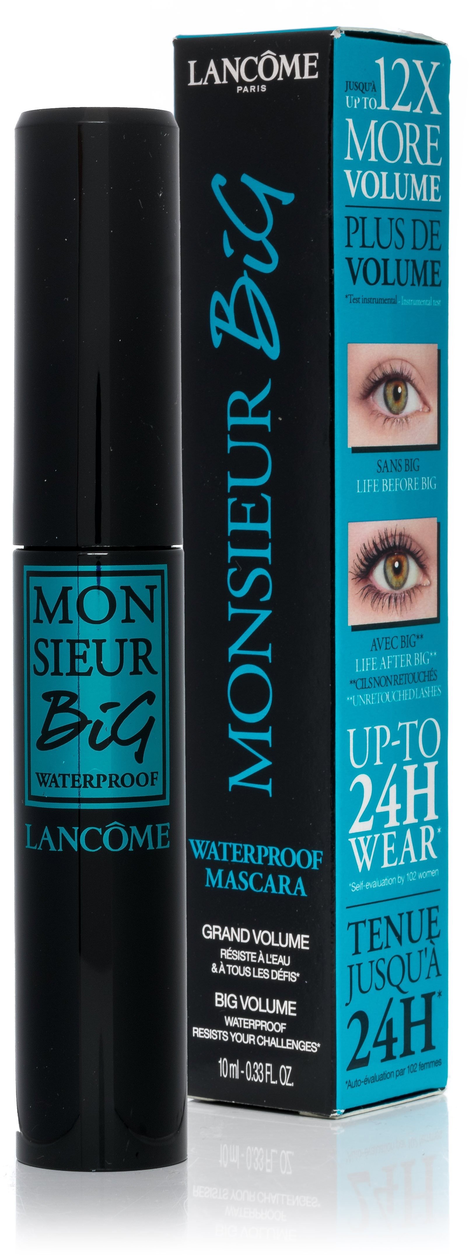 LANCÔME Monsieur Big Waterproof Mascara 01 Black 10 ml szempillaspirál