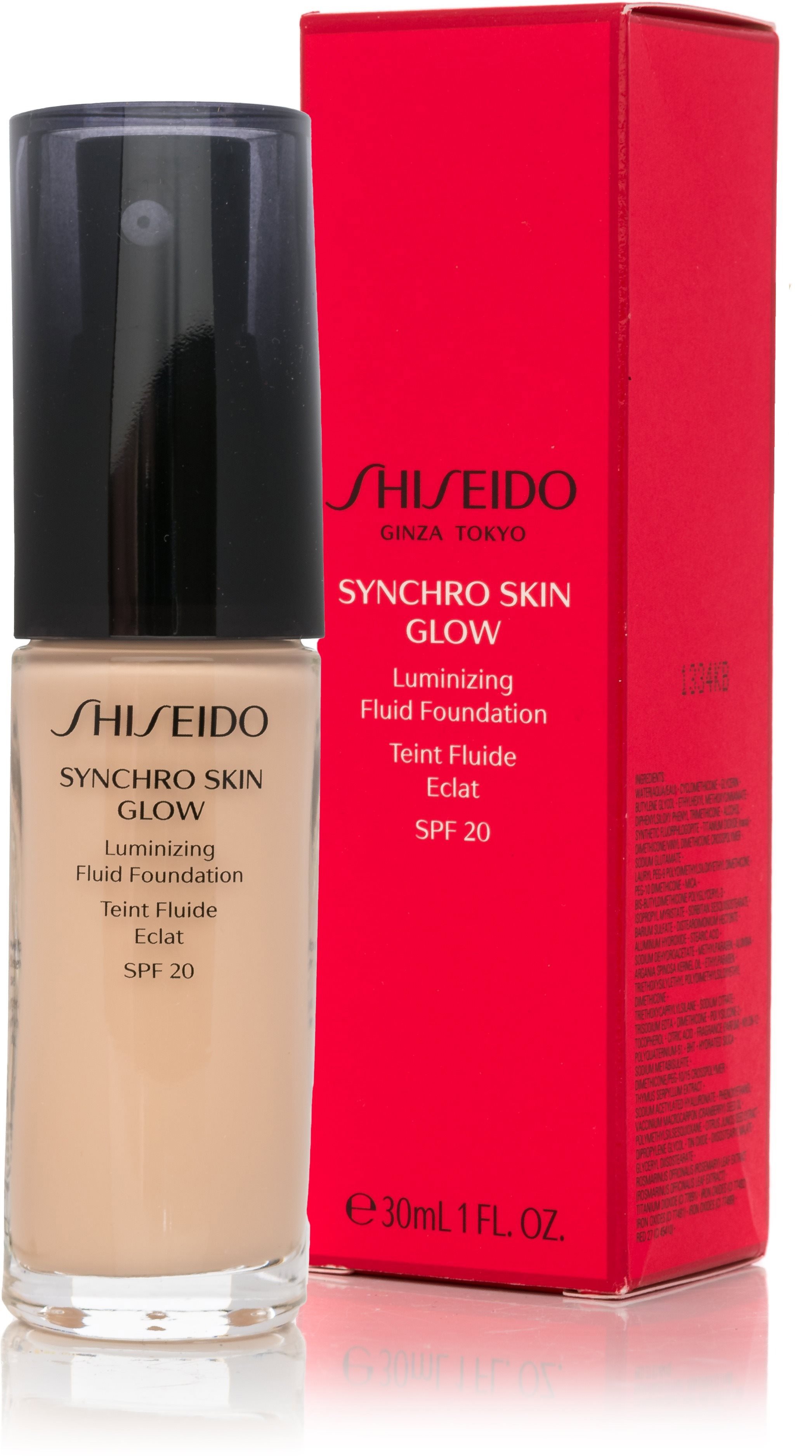 SHISEIDO Synchro Skin Glow Luminizing Fluid Foundation SPF20 Neutral 1 30 ml alapozó