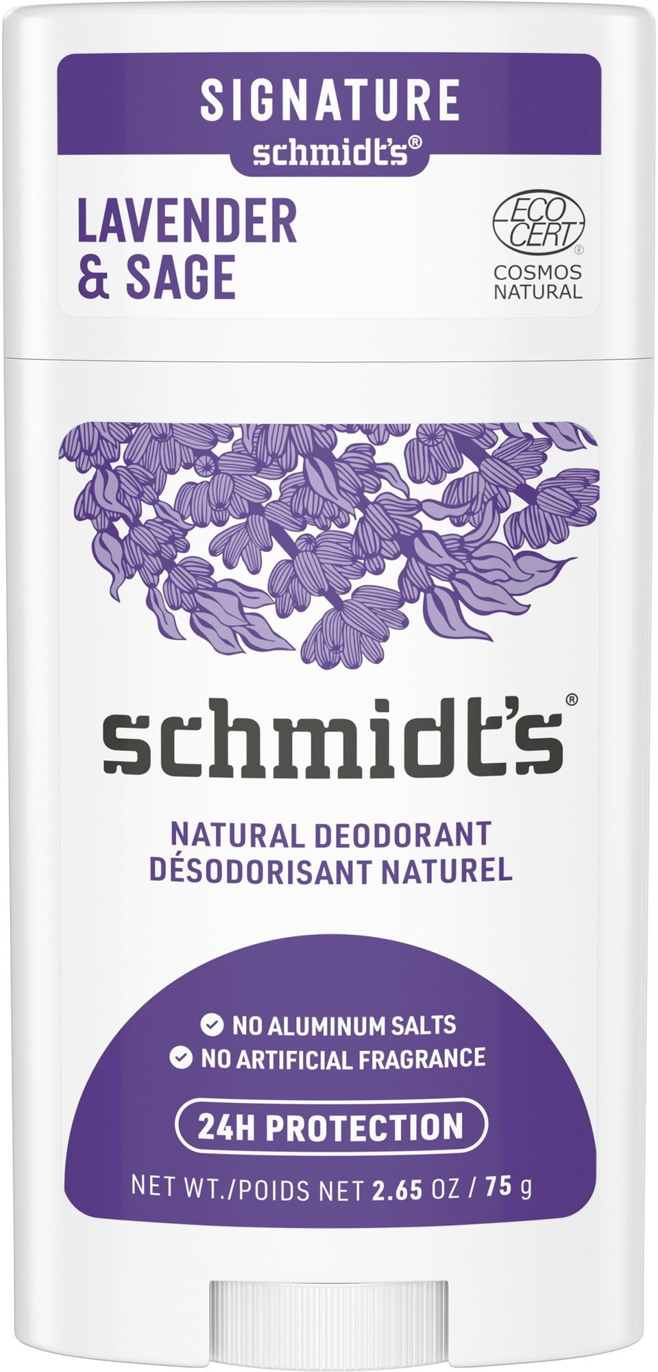 SCHMIDT'S Signature Levendula + zsálya szilárd dezodor 58 ml