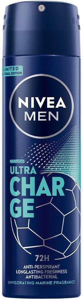 NIVEA Spray AP Men Ultra Charge LE izzadásgátló 150 ml