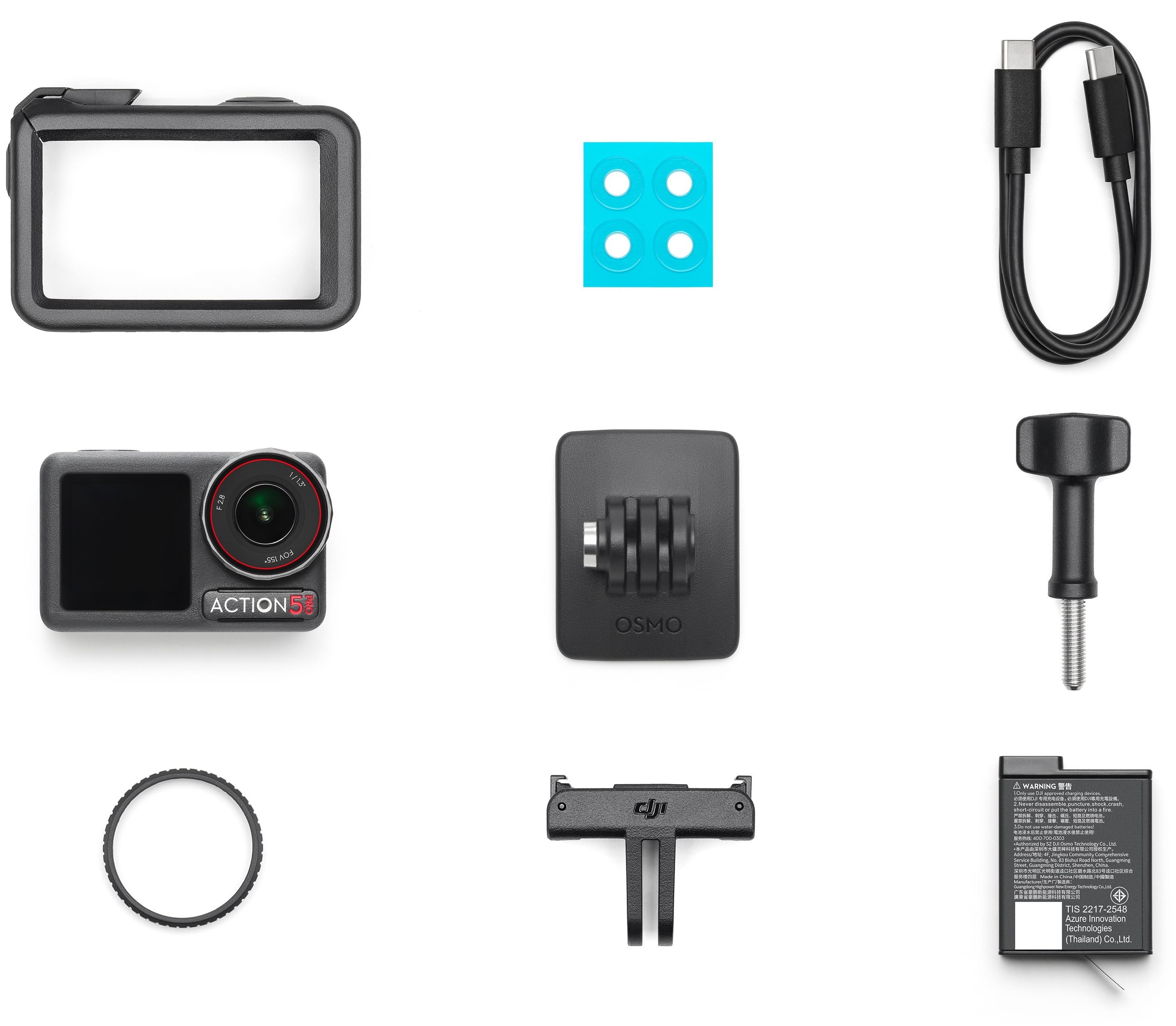 DJI Osmo Action 5 Pro Standard Combo kültéri kamera