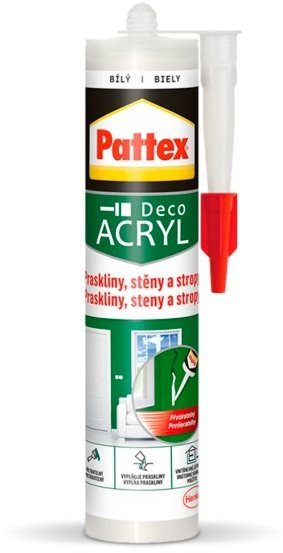 PATTEX tömítőanyag repedésekhez, falakhoz és mennyezetekhez, fehér, rugalmas tömítőanyag 280 ml