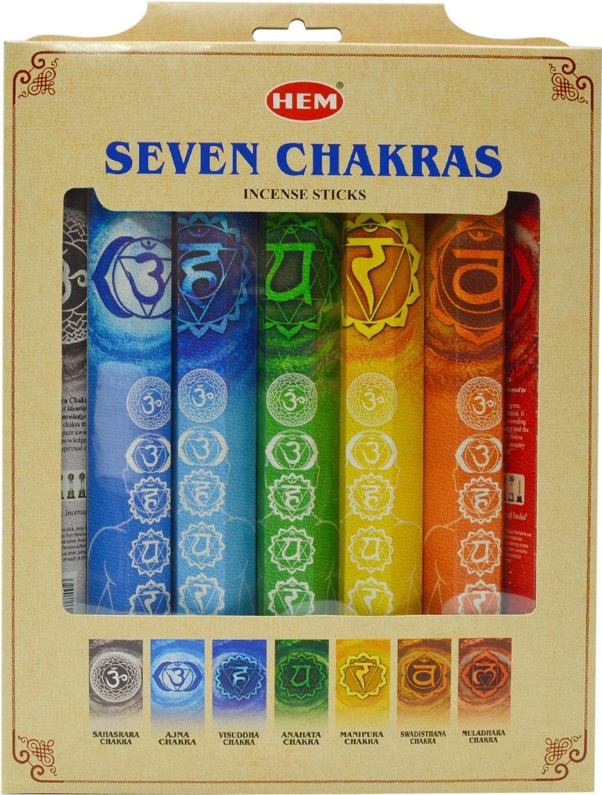 HEM 7 Chakra füstölő ajándékcsomag