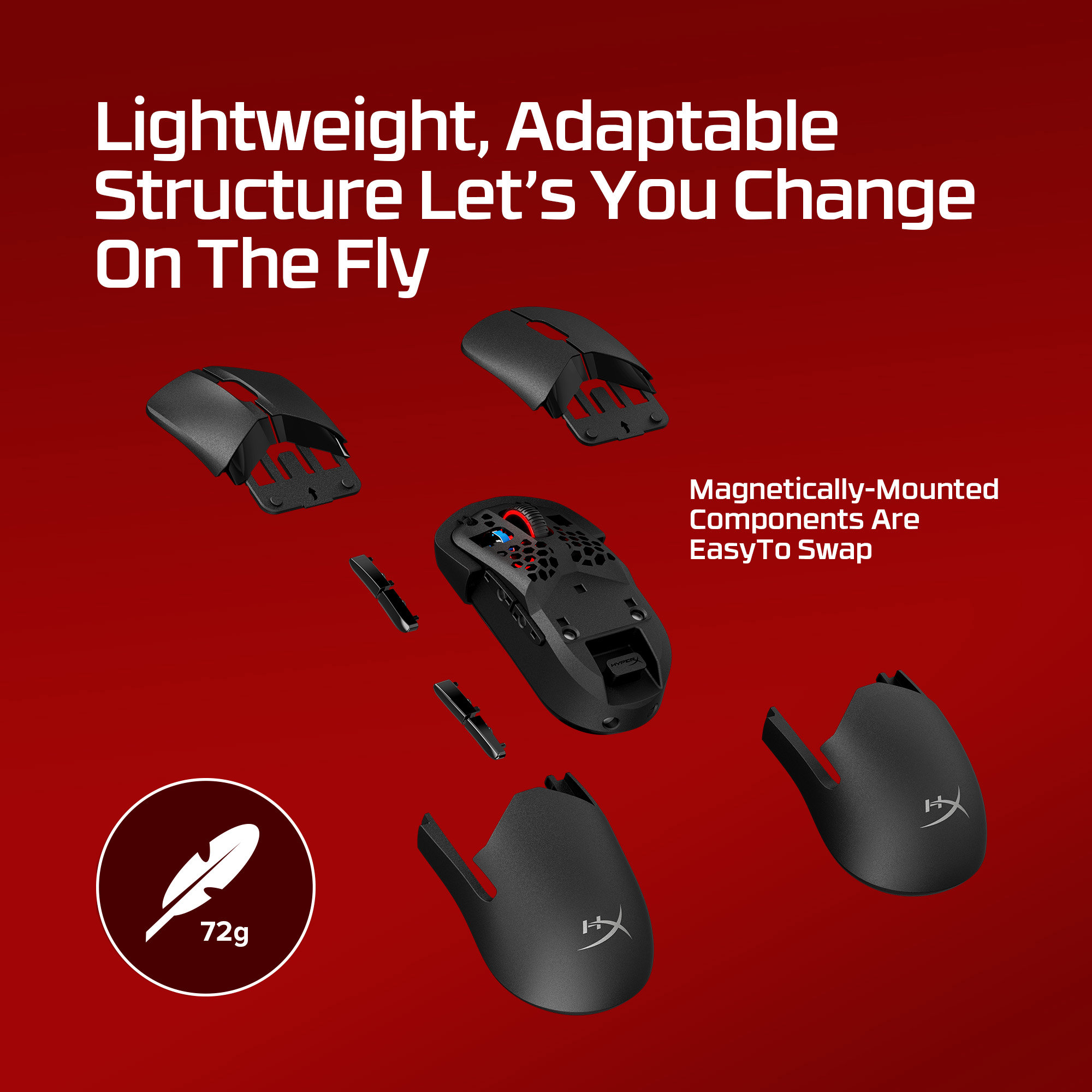 HyperX Pulsefire Saga Pro gamer egér
