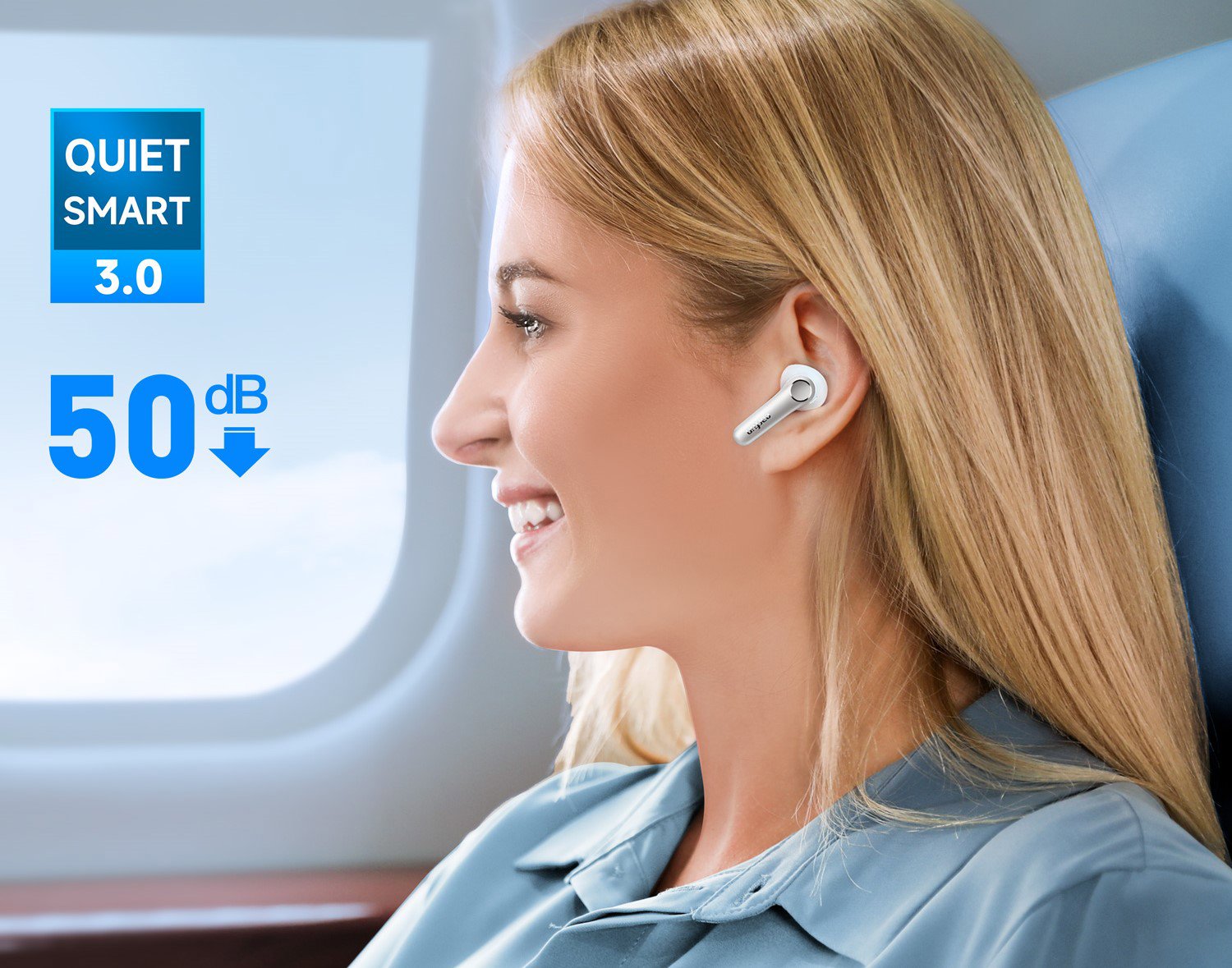 Earfun Air Pro 4 White vezeték nélküli fülhallgató