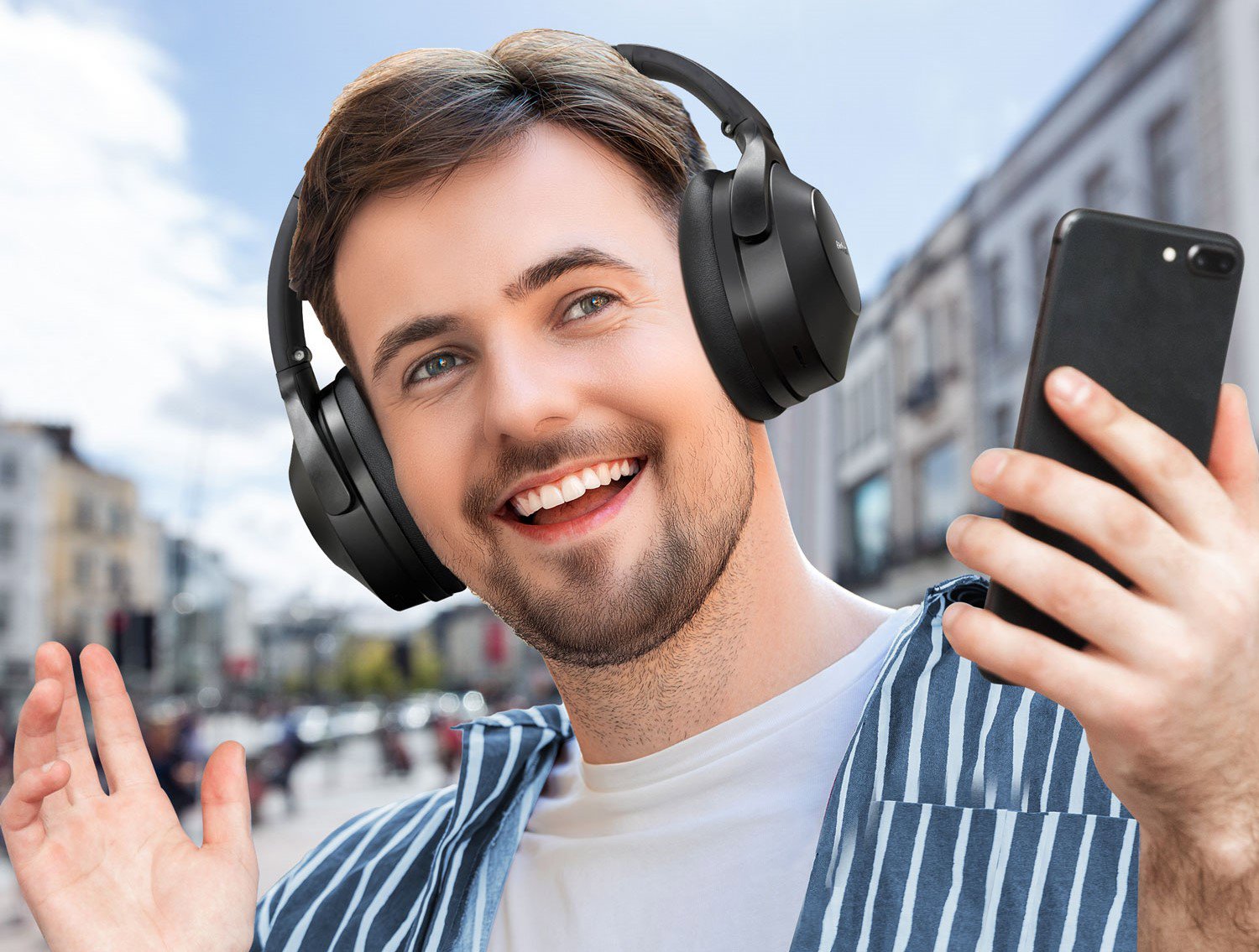 EarFun Wave Life White vezeték nélküli fejhallgató