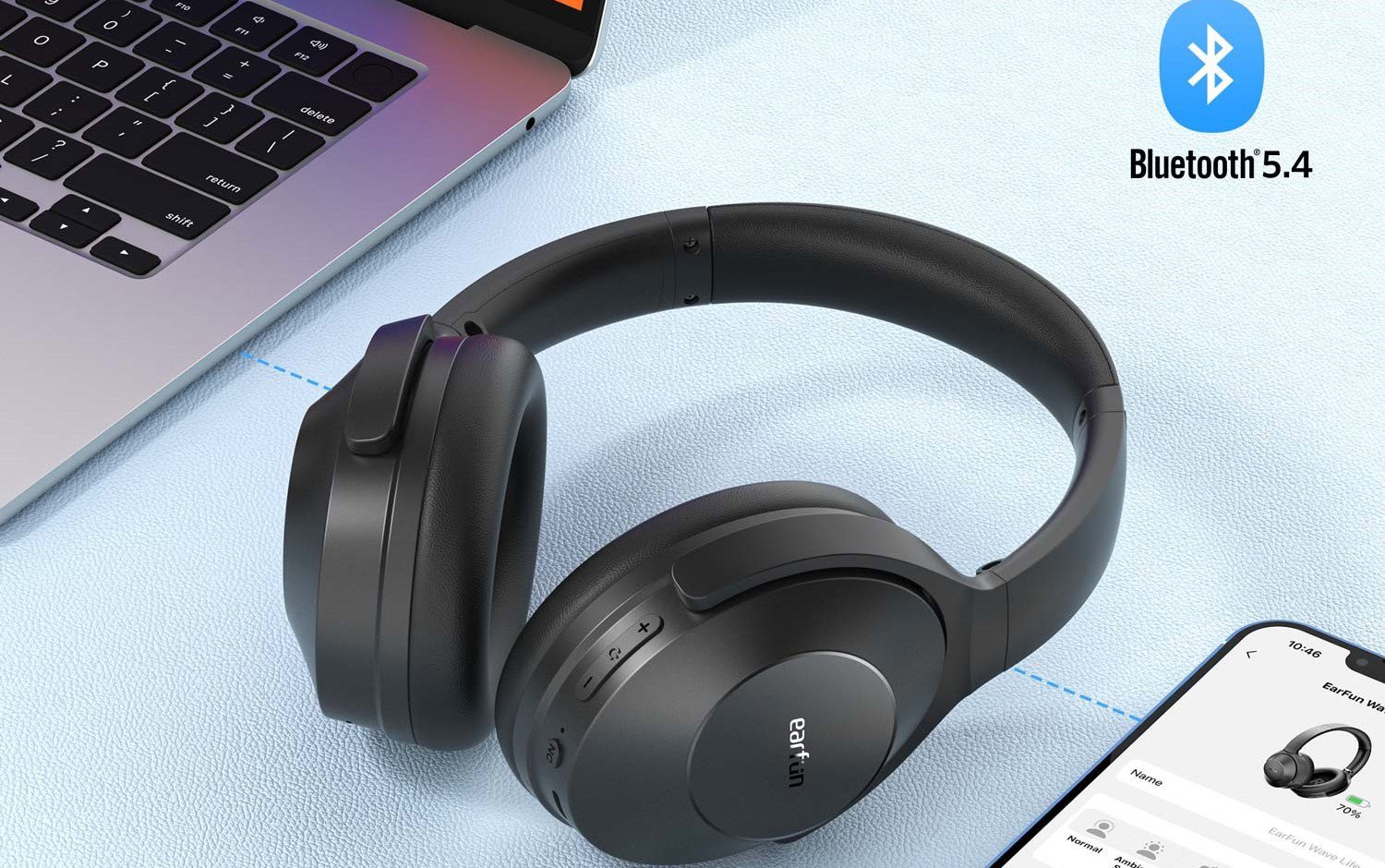 EarFun Wave Life White vezeték nélküli fejhallgató