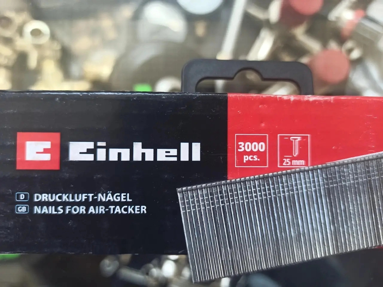 Szögek Einhell szögbelövőhöz 3000 darab, 25 mm