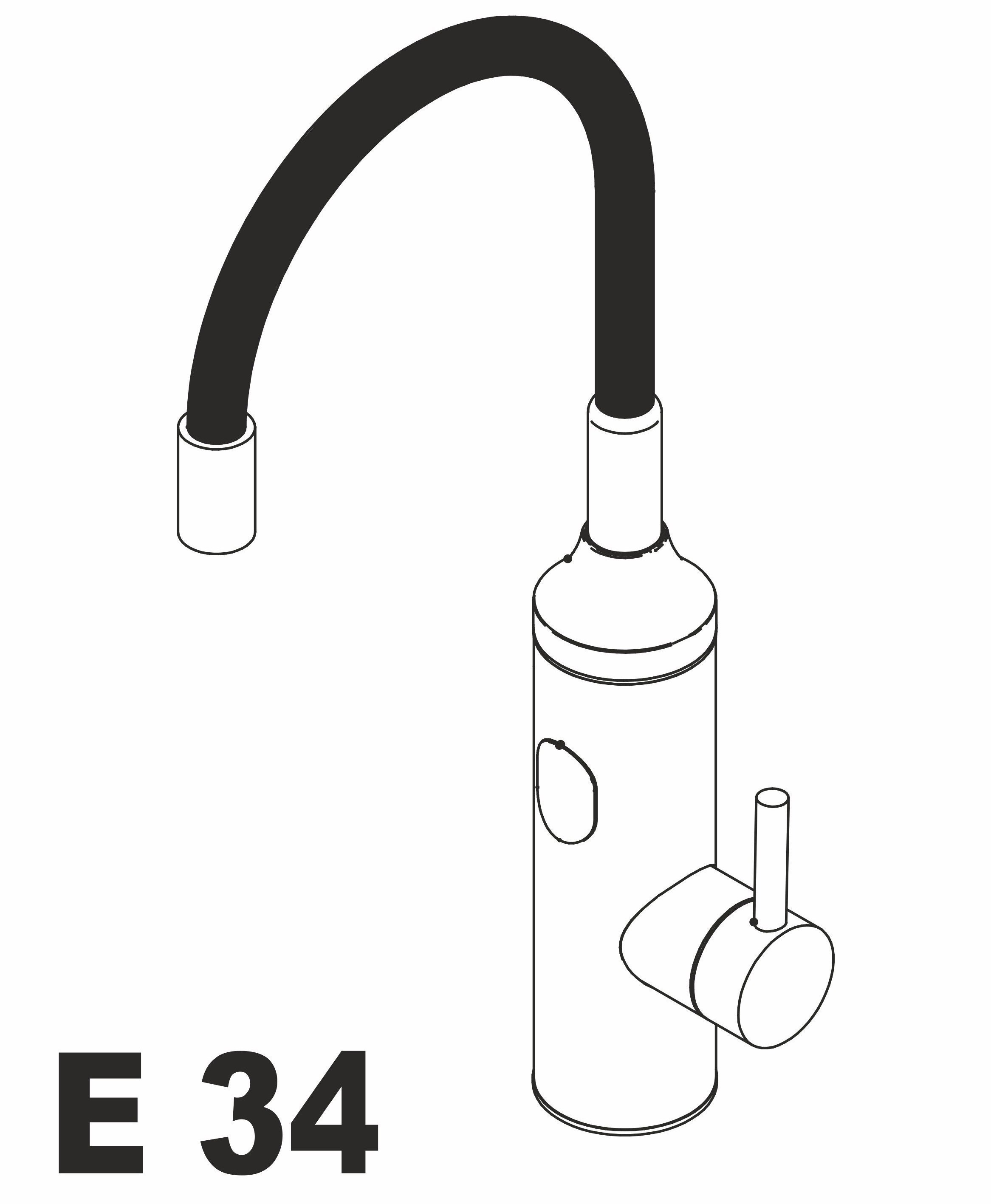 ELIZ E 34 átfolyó vízmelegítő