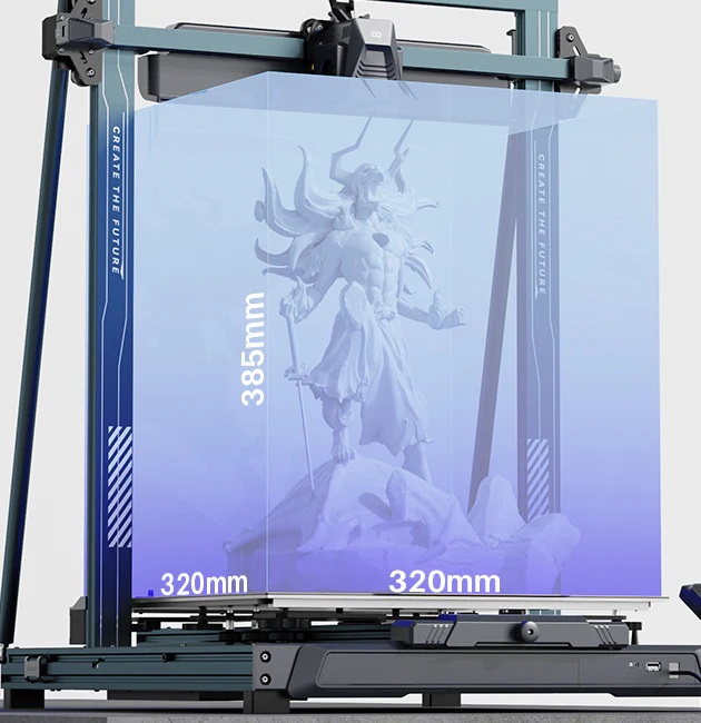 ELEGOO Neptune 4 Plus FDM PRINTER-EU PLUG 3D nyomtató