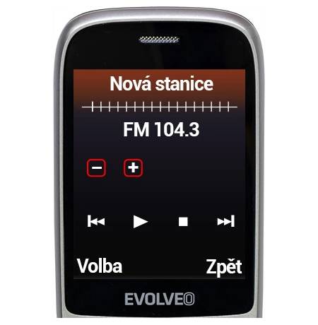EVOLVEO EasyPhone FS mobiltelefon