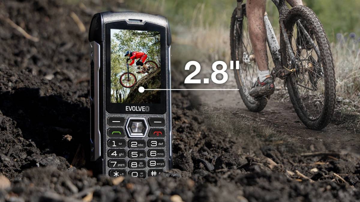 EVOLVEO StrongPhone H1 mobiltelefon, narancssárga