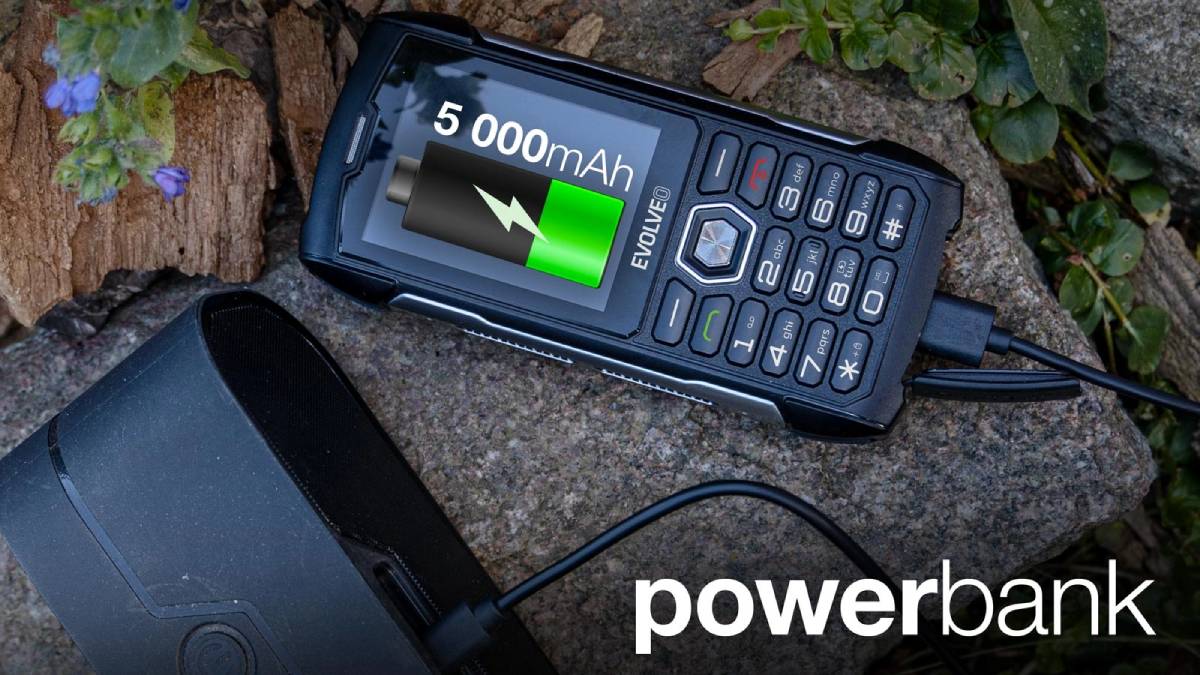 EVOLVEO StrongPhone H1 mobiltelefon, narancssárga