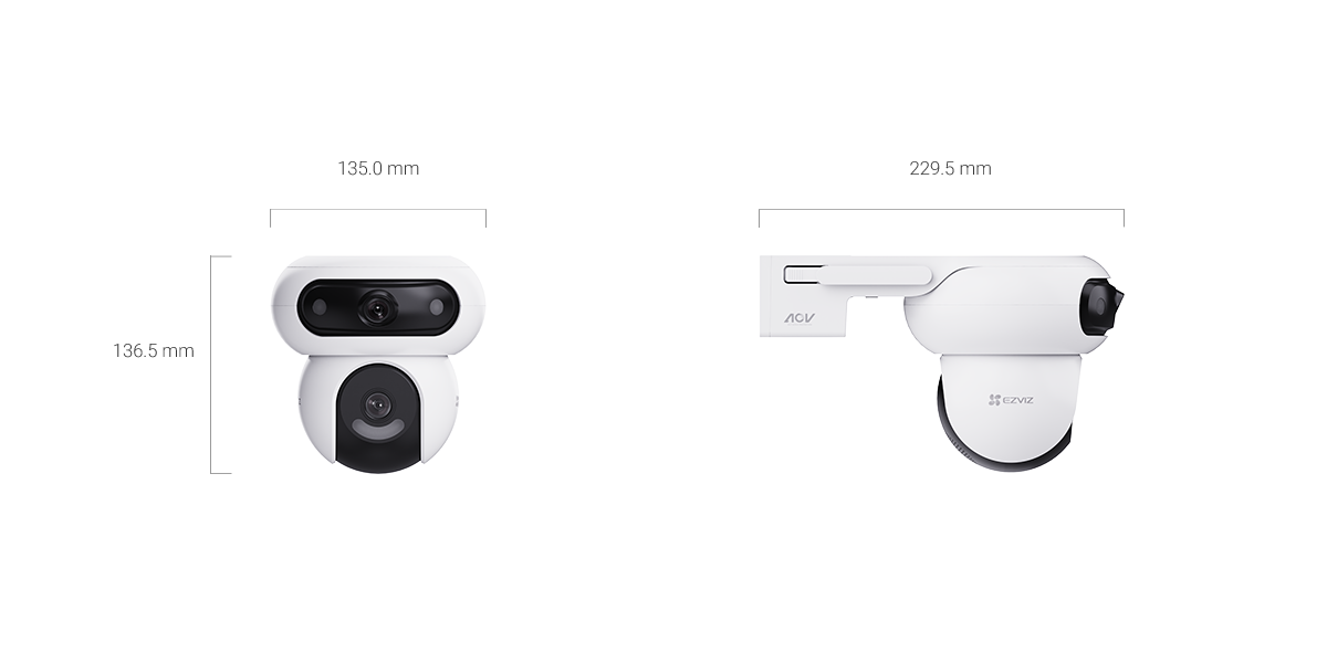 EZVIZ HB90 IP-kamera, akkumulátoros PTZ + 8 W napelemes panel