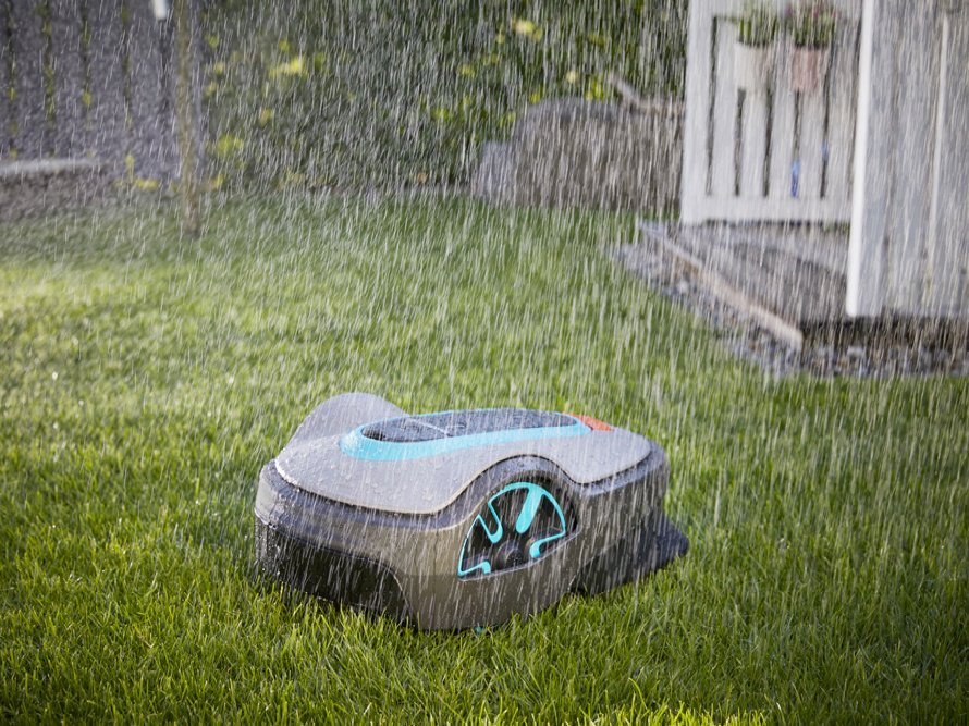 GARDENA robotfűnyíró Smart SILENO Max 1200 m2 - munka esőben is
