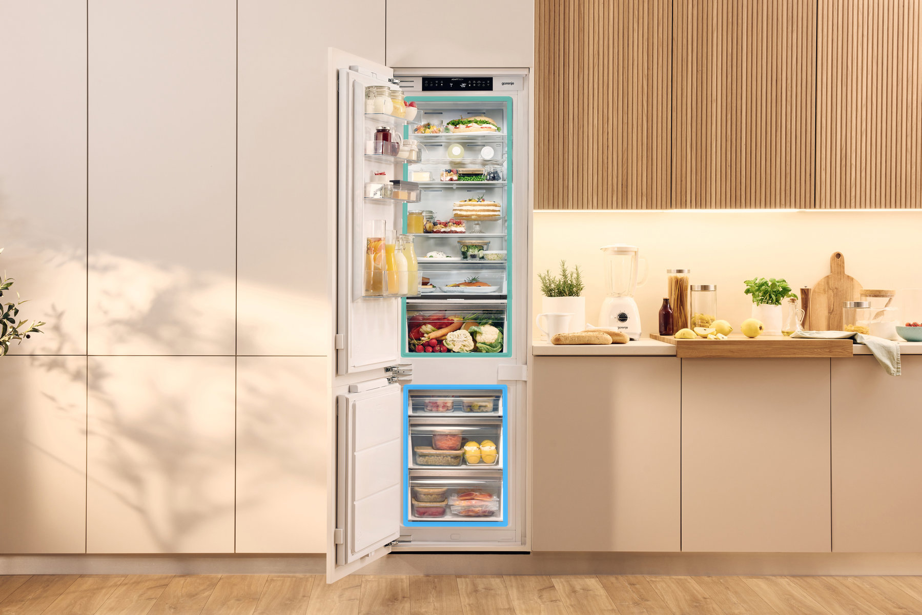 GORENJE NRKI517E41 beépíthető hűtőszekrény