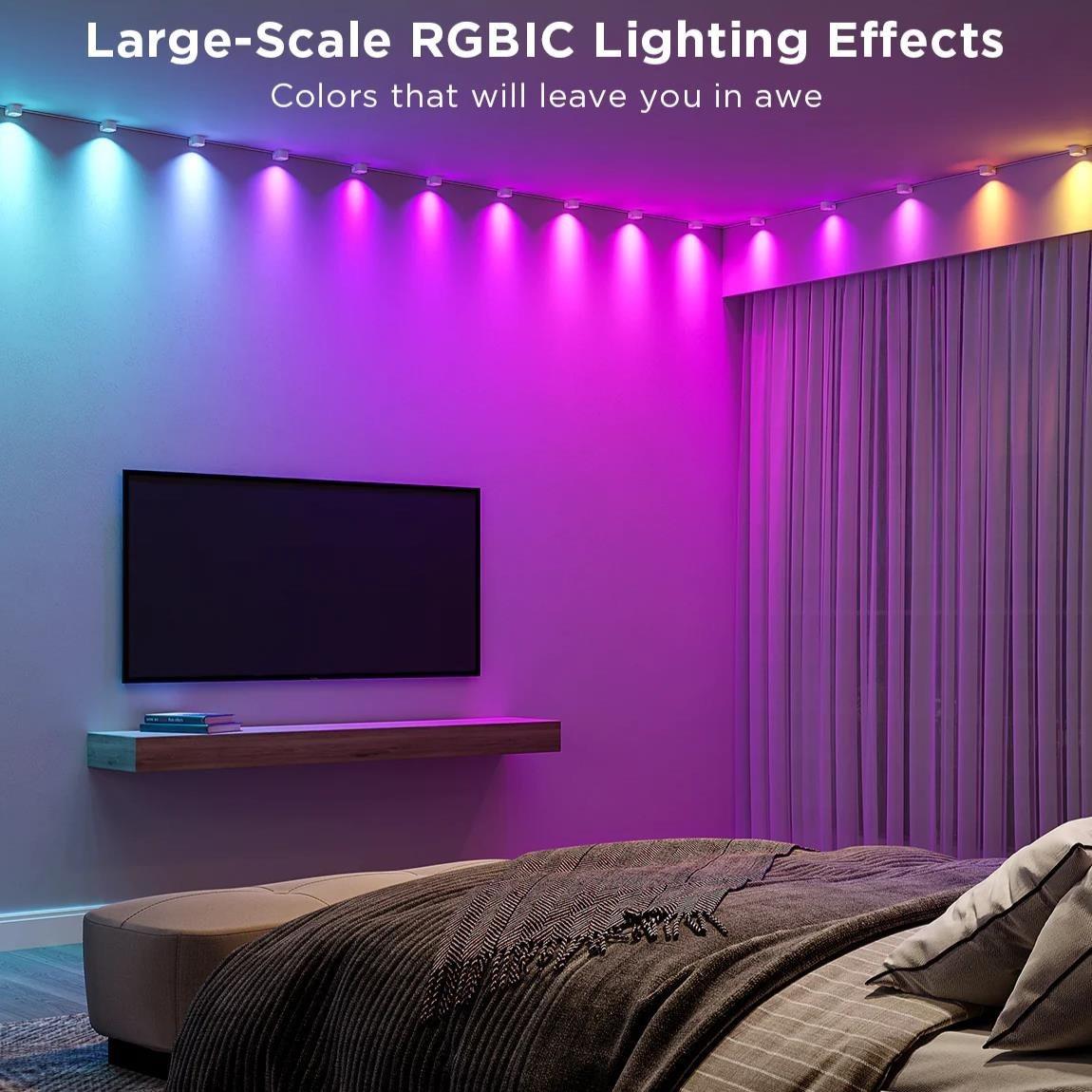 Govee RGBIC LED String Downlights mennyezeti LED lámpa