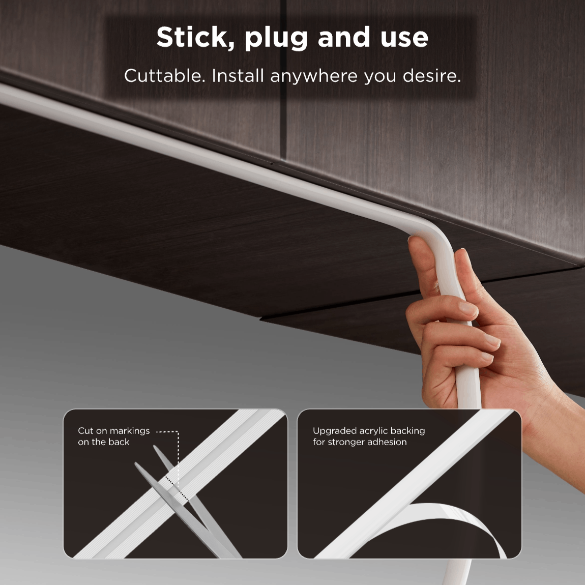 Govee COB RGBICW 3780 LED-szalag, Matter, 3 m