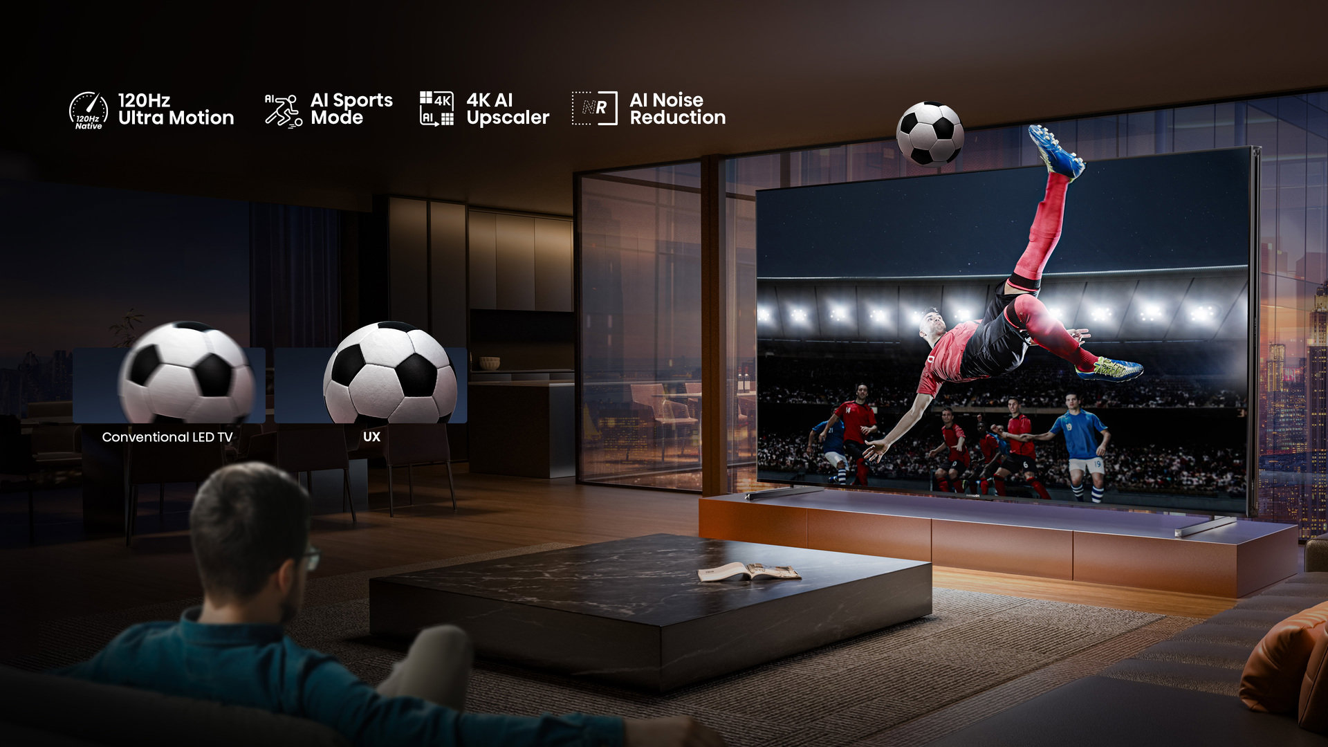 Televízió 110" Hisense 110UXNQ