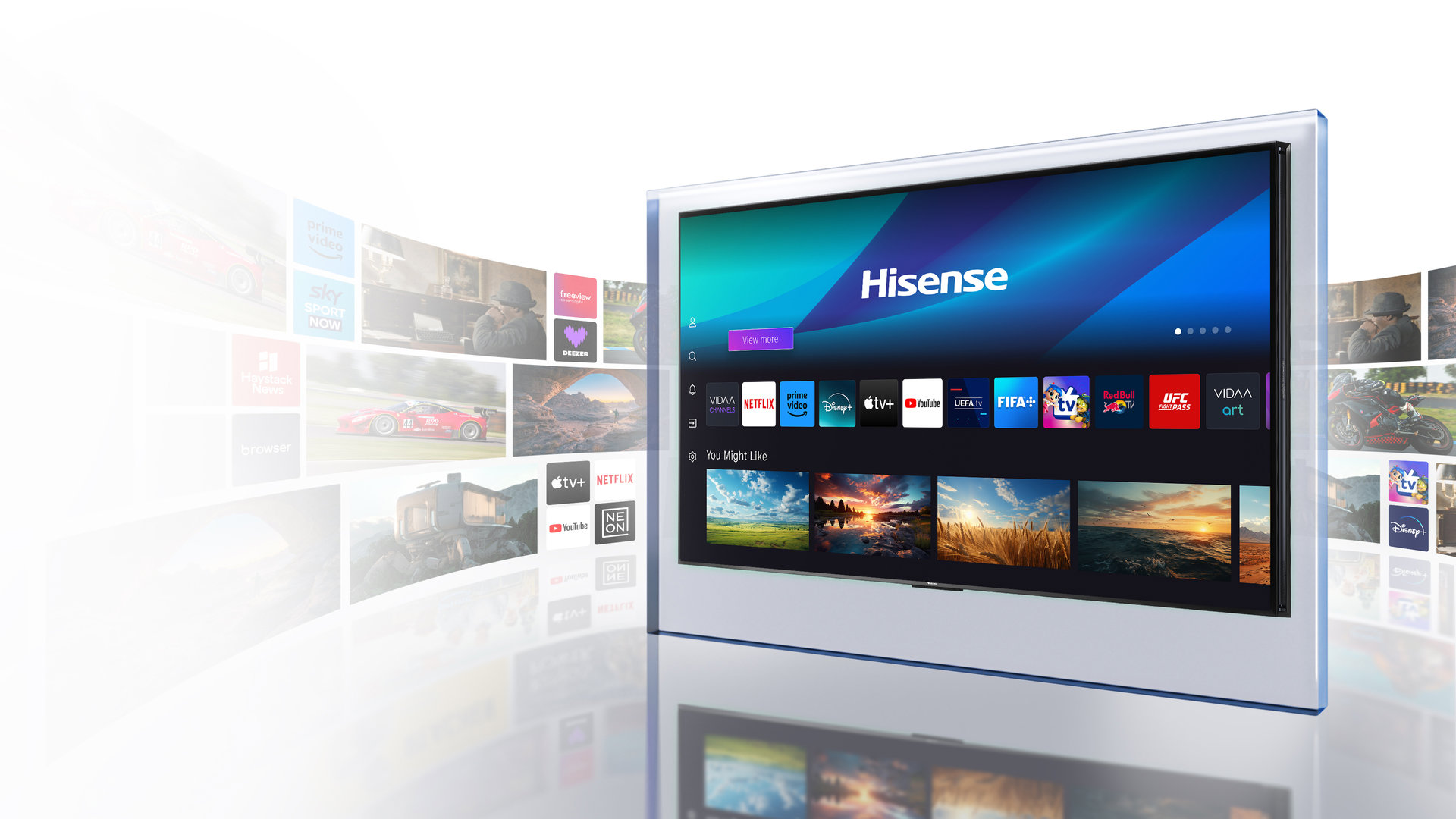 Televízió 110" Hisense 110UXNQ