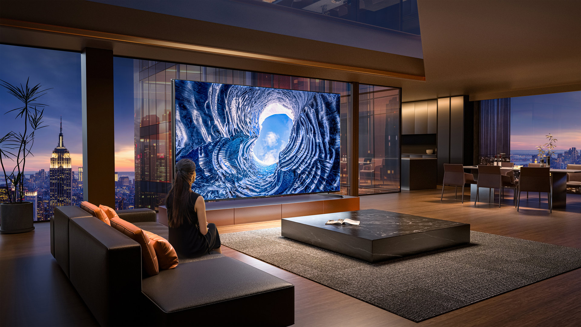 Televízió 110" Hisense 110UXNQ