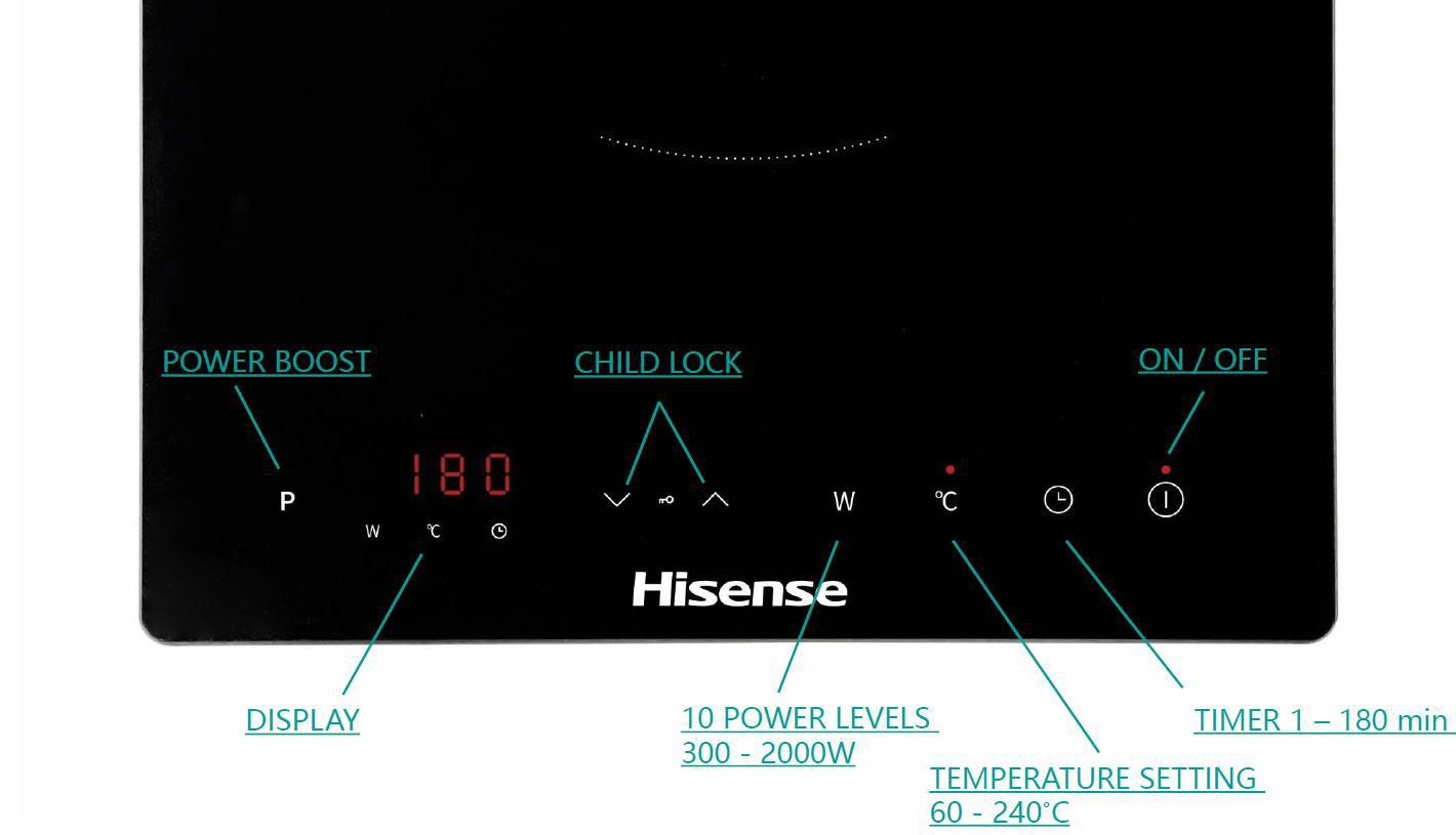 HISENSE HIC2000Y indukciós tűzhely