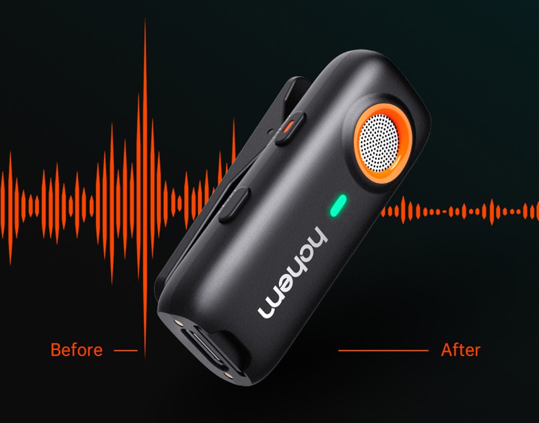 Hohem MIC-01 (2TX + 1RX + Charging Lightning Case) mikrofon