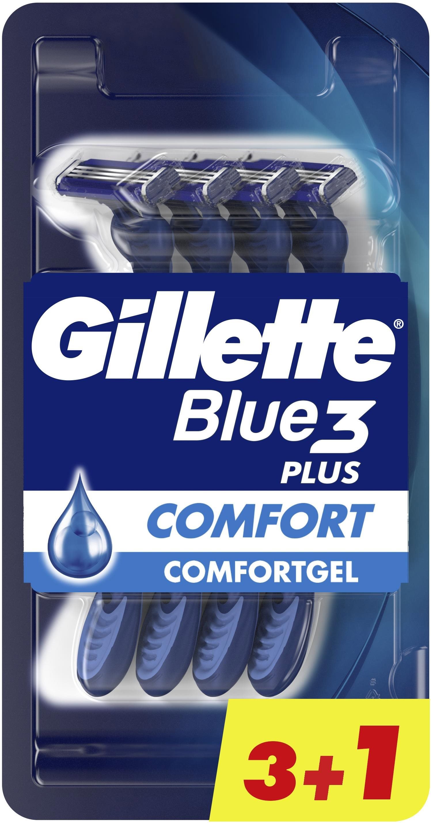 GILLETTE Blue3 Plus Comfort borotvák 4 db
