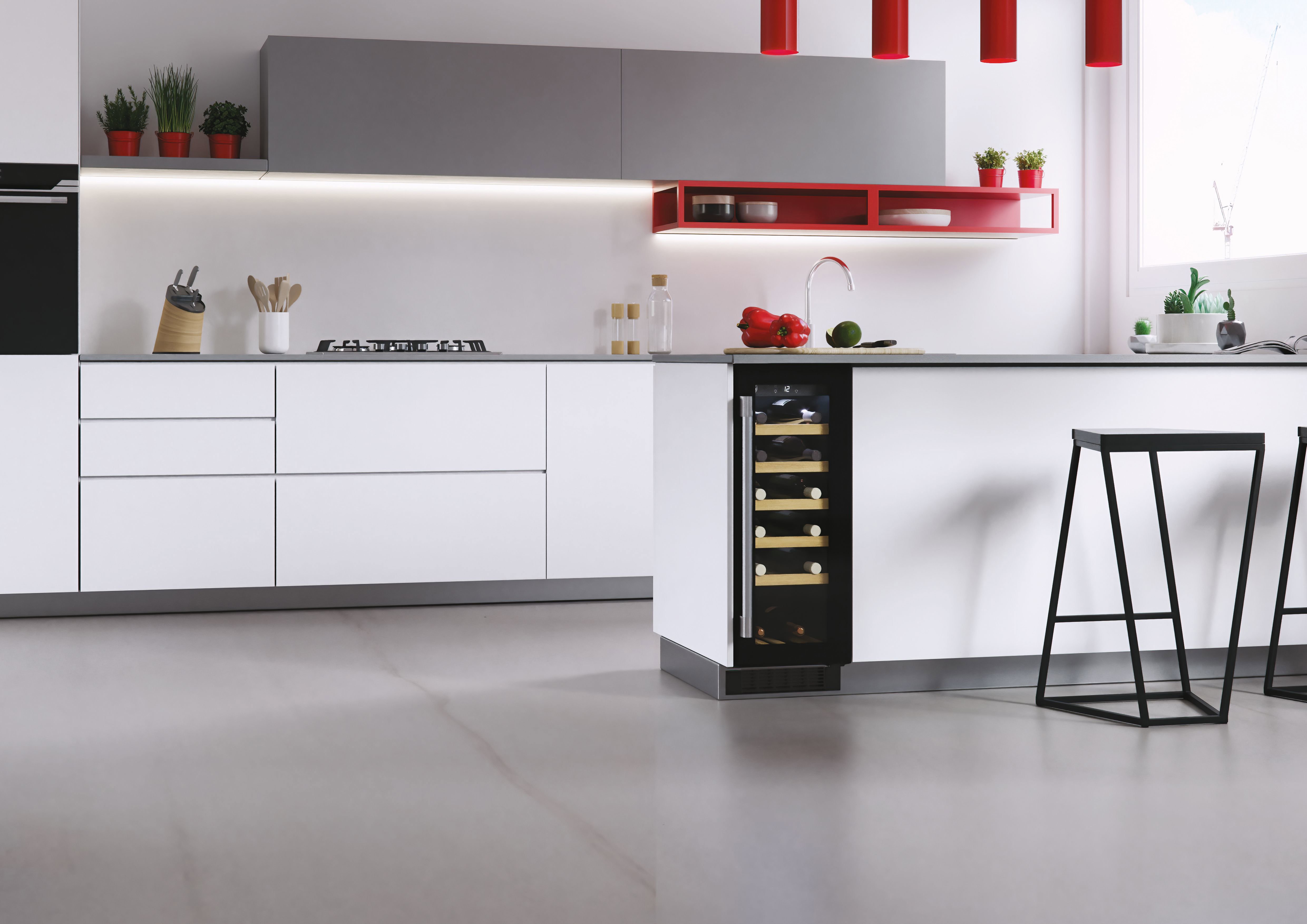 Beépíthető borhűtő HOOVER HWCB 30/1 H-WINE 300