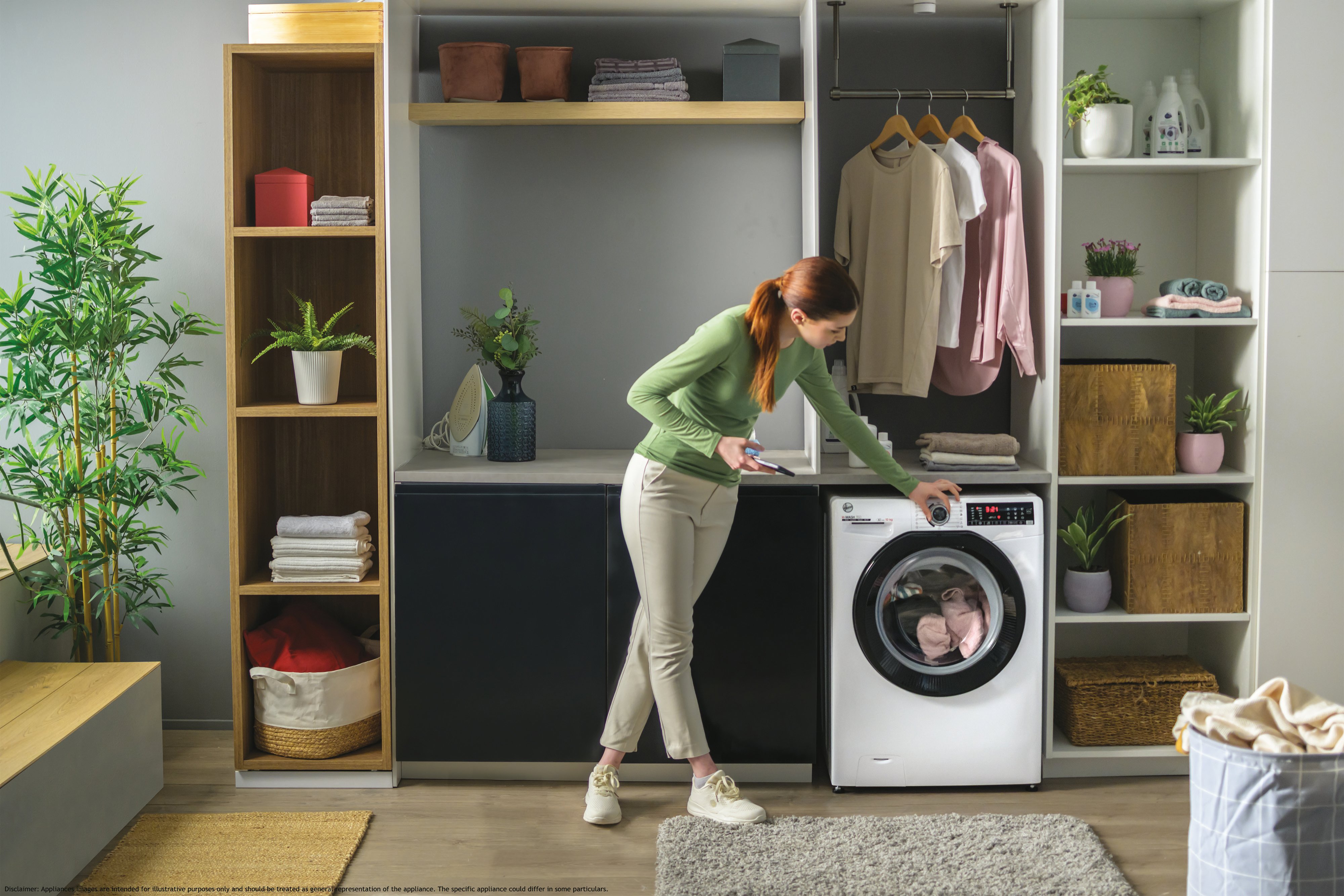 Mosó-szárítógép HOOVER H3DPS4746TAMB5-S