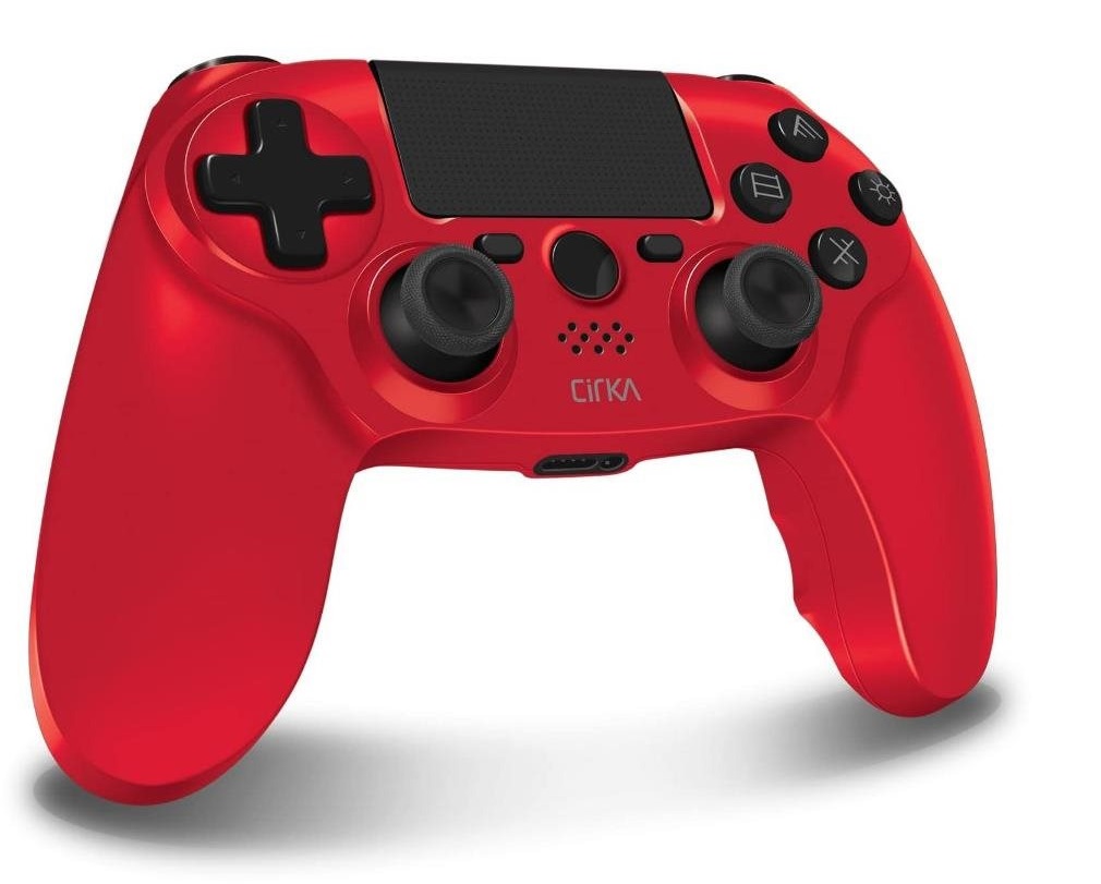 Cirka NuForce vezeték nélküli játékvezérlő PS4-hez/PC-hez/Mac-hez (piros)