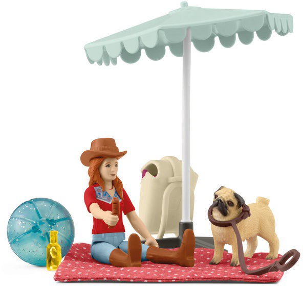 Schleich 42751 Horse Club kirándulás a tóhoz