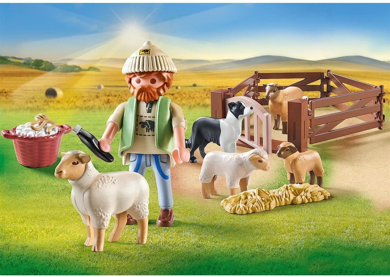 Playmobil fiatal pásztor juhokkal