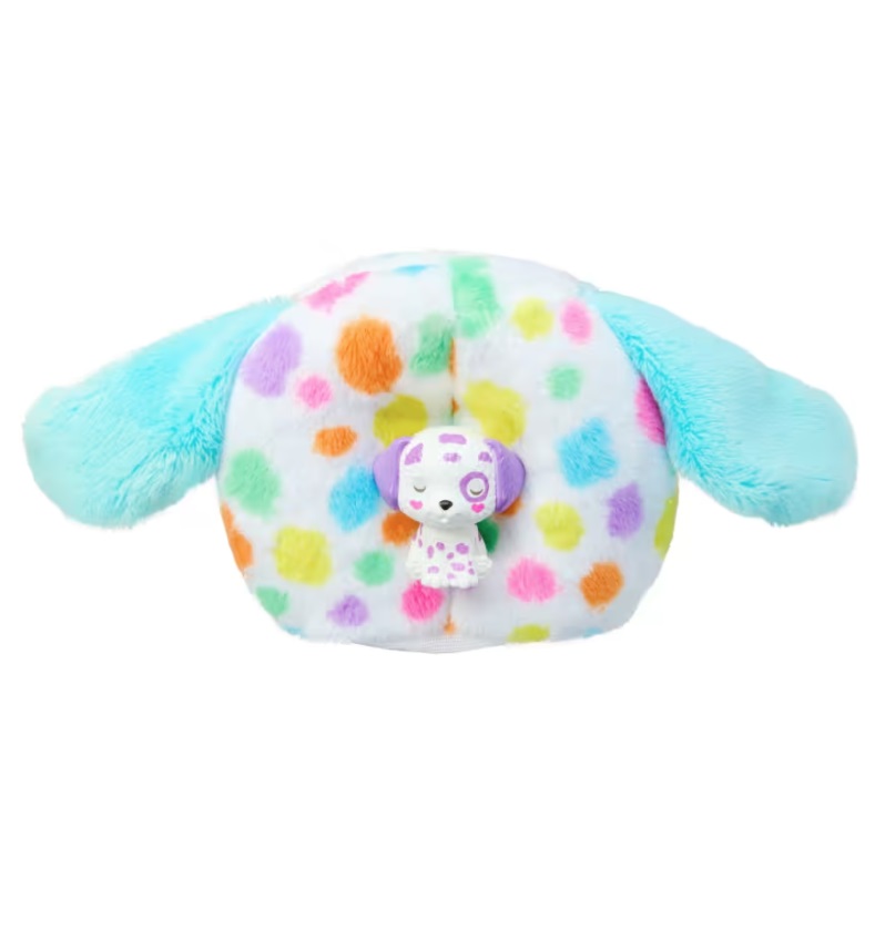Barbie Cutie Reveal Barbie baba Színes álmok - dalmata kiegészítőkkel és 10 meglepetéssel