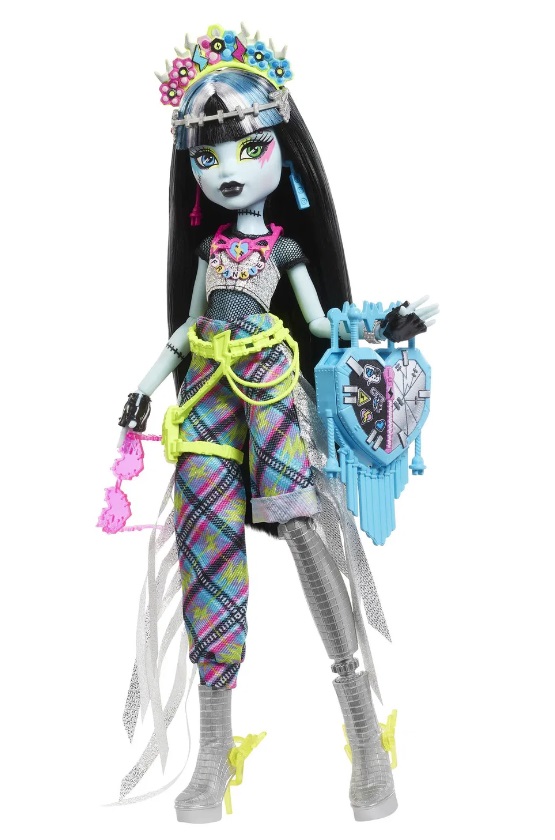 Monster High Monster Fest Frankie baba, zenekari poszter és kiegészítők