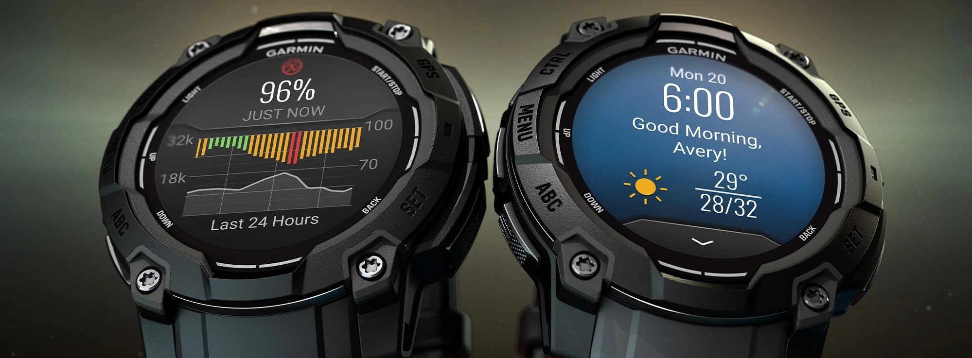 Garmin Instinct 3 okosóra