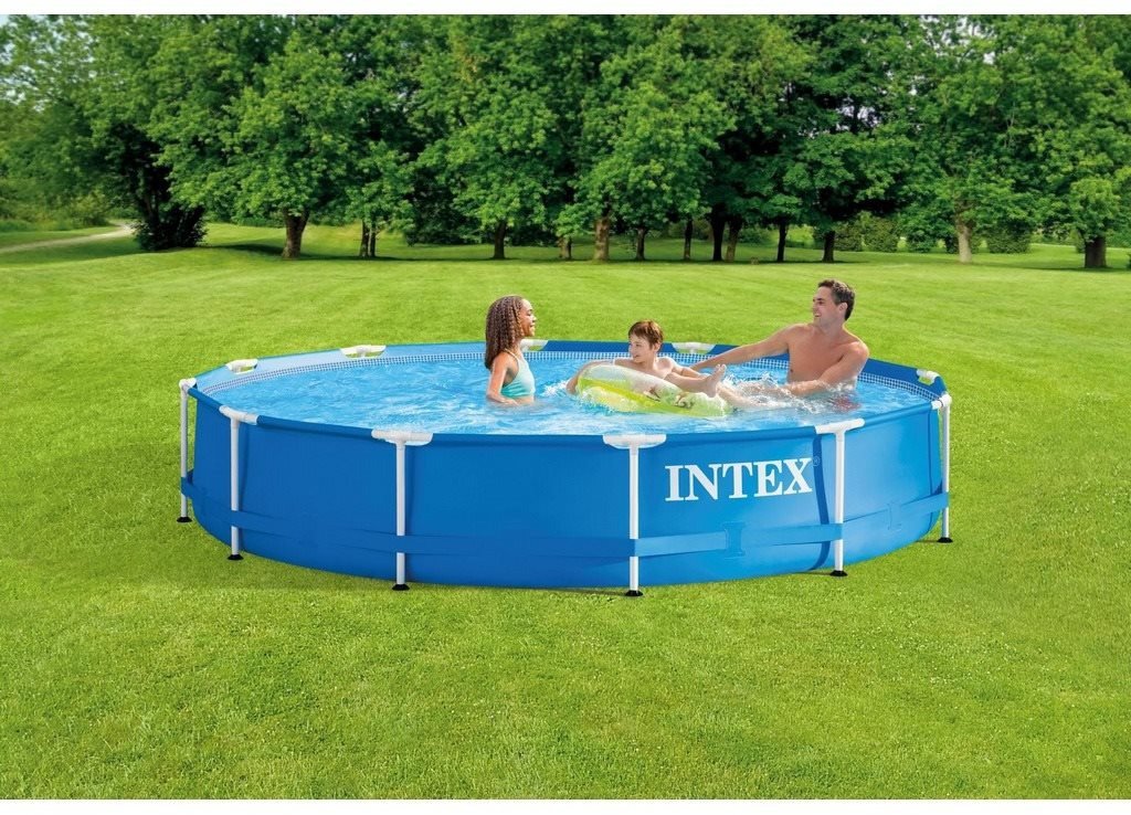 INTEX Fémvázas medence tartozékok nélkül 3,66 x 0,76m