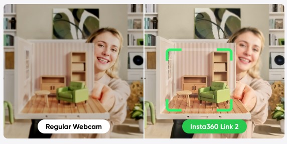 Insta360 Link 2 Gimbal webkamera